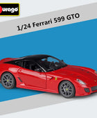 Bburago 1:24 Ferrari 458 Italia Alloy Sports Car Model Diecasts Metal Toy Racing Car Model Simulation Collection Childrens Gifts 599 GTO - IHavePaws