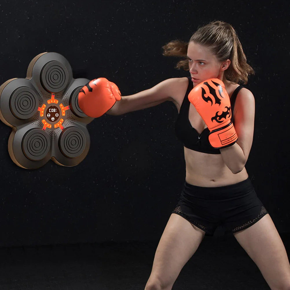 Smart Music Boxing Machine Wall Target LED Lighted Sandbag - IHavePaws