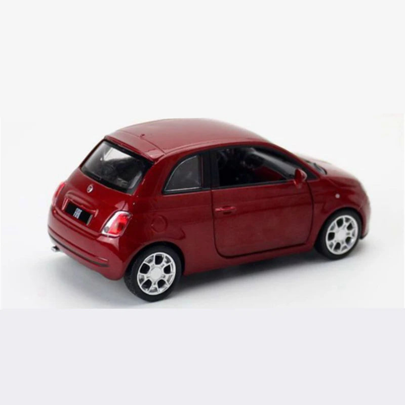 1:32 Fiat 500 Alloy Mini Car Model Diecast Metal Toy Vehicles Car Model High Simulation Miniature Scale Collection Children Gift - IHavePaws