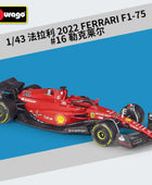 Bburago 1:43 F1 2023 Ferrari SF23 16# Charles Leclerc Scuderia #55 Carlos Sainz Alloy Supercar Diecast Racing Car Model Toy Gift F1-75 16 - IHavePaws