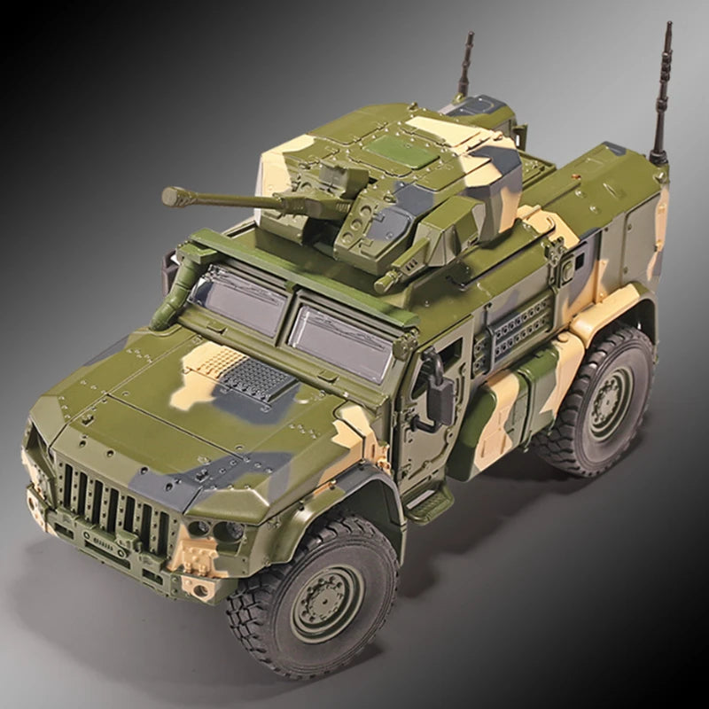 1:32 Alloy Tiger Armored Car Truck Model Diecasts Off-road Vehicles Model Metal Police Explosion Proof Car Model Kids Toys Gifts Green - IHavePaws