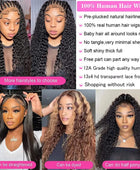 30 32 34 Inch Deep Wave Frontal Wigs For Women Curly Human Hair Brazilian 13x4 13x6 Wet And Wavy Water Wave Lace Wig MYLOCKME