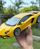 AUTOART 1:18 Lamborghini AVENTADOR S Diecast Car model Yellow - IHavePaws