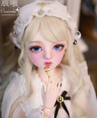 60 cm Fairy Style BJD Doll  the Best Gift for Girls Hand -painted Makeup Vinyl Dolls Replaced Beautiful Dressing Dolls with Wigs