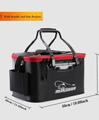 Portable Fishing Bag Collapsible Fishing Bucket Live Fish Box 50 - IHavePaws