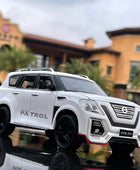 1:24 Nissan Patrol Alloy Car Model Diecast Toy Modified Off-road Vehicles Model Simulation Sound Light Collection Childrens Gift - IHavePaws