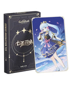 32 Pieces New Genshin Impact Genius Invokation TCG Ganyu Collei Keqing Diluc Klee Mona Noelle Character Cards for Fans Gift 1 set cards-32pcs - IHavePaws
