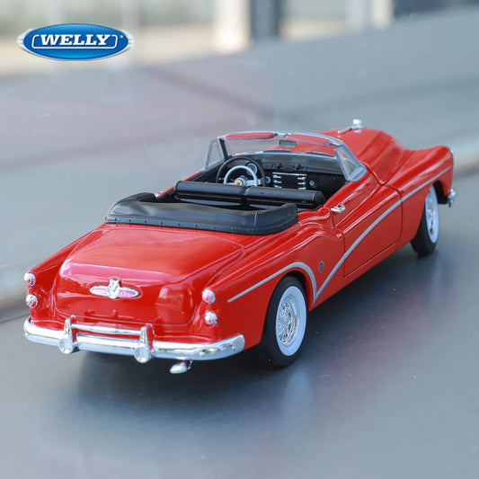 WELLY 1:24 1953 Buick Skylark Alloy Classic Car Model Diecasts Metal Sports Car Model High Simulation Collection Kids Toys Gifts - IHavePaws