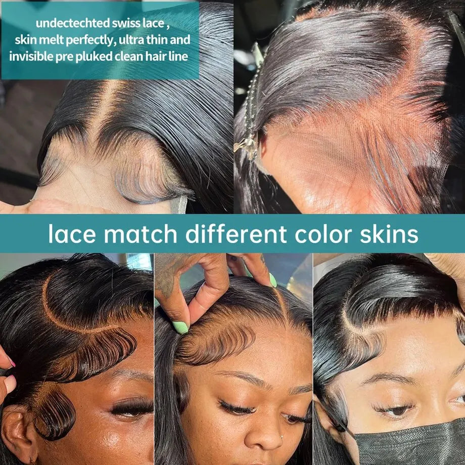 Body Wave Human Hair Lace Frontal Wig 13x4 13x6 Transparent Glueless Lace Front Wigs 6X4 Glueless Wig Ready To Wear Pre Cut Wigs