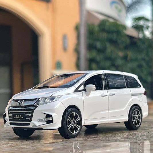 1:32 HONDA Odyssey MPV Alloy Car Model Diecasts & Toy Metal Vehicles Car Model Simulation Collection Sound and Light Kids Gifts - IHavePaws