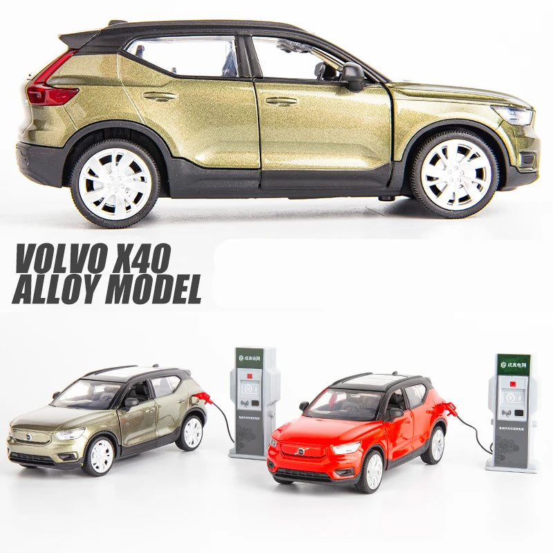 1:32 VOLVO XC40 SUV Alloy New Energy Car Model Diecast & Toy Vehicles Metal Car Model High Simulation Sound and Light Kids Gifts - IHavePaws