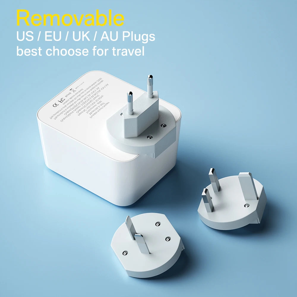 40W Quick Charge USB Charger Wall Travel Phone Adapter Fast Charger PD QC USB C Charger For iPhone 13 12 Xiaomi Huawei Samsung