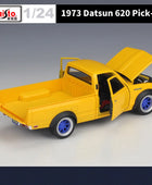 Maisto 1:24 1973 Datsun 620 Pick-up Alloy Car Model Diecast Metal Off-road Vehicle Car Model Simulation Collection Kids Toy Gift