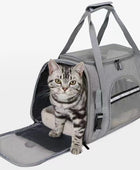 Pet Carrier Portable Cat And Dog Outgoing Bag Breathable Pet Car Carrying Bag Dark Grey - ihavepaws.com