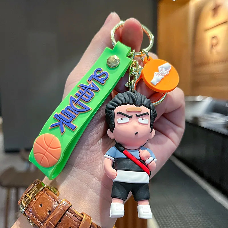 Slam Dunk Master Keychain Cartoon Anime Handmade Doll Pendant Creative Basketball Boy Car Key chain Ring Bag Charm Decoration 02 - ihavepaws.com