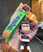 Slam Dunk Master Keychain Cartoon Anime Handmade Doll Pendant Creative Basketball Boy Car Key chain Ring Bag Charm Decoration 02 - ihavepaws.com