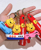 Winnie Keychain Cute Cartoon Doll Keyring Bag Pendant Couple Car Keyholder Creative Bag Charm Keyring Accessories - ihavepaws.com