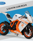 WELLY 1:10 KTM 1190 RC8 R Alloy Racing Motorcycle Scale Model - IHavePaws