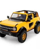 1:30 Ford Bronco Lima Alloy Car Model Diecast Metal Off-road Vehicles Car Model Simulation Sound Light Collection Kids Toys Gift Yellow - IHavePaws
