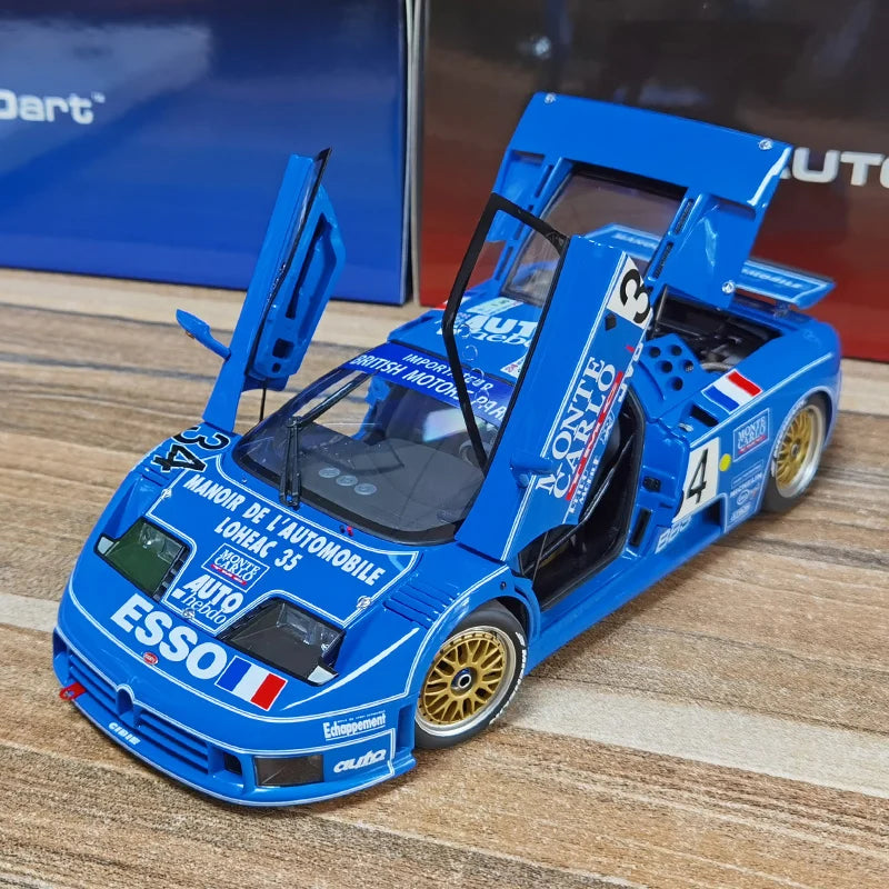 AUTOART 1:18 Bugatti EB110 24HR Le Mans Racing 1994 #34 Car scale model - IHavePaws