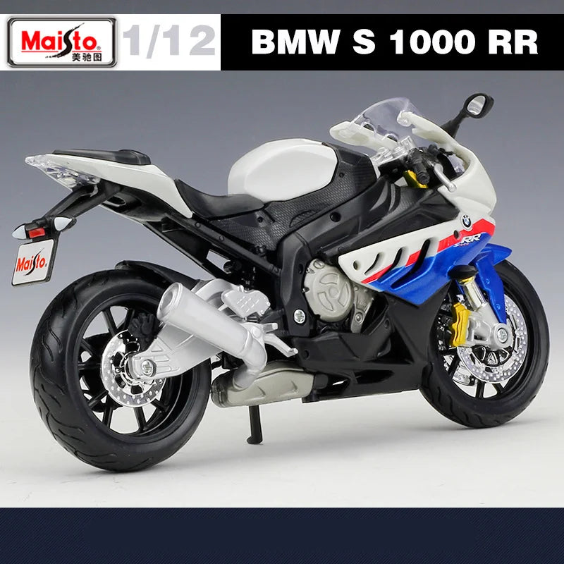Maisto 1:12 BMW S1000RR Alloy Racing Motorcycle Model Simulation Diecasts Metal Cross-country Sports Motorcycle Model Kids Gifts