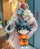 Cartoon anime Sun Wukong figurine keychain pendant creative Kung Fu boy doll car keychain accessories gift for son 02 - ihavepaws.com