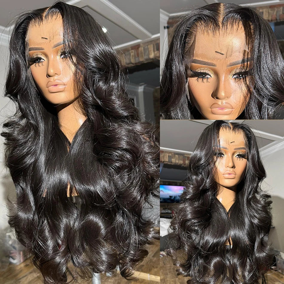 Body Wave 13x4 13x6 Lace Front Wig Human Hair Easy And Go 4x4 Lace Closure Wig Glueless Transparent Human Hair Lace Frontal Wig