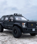 1:32 G.PATTON GX Alloy Armored Car Model Diecast Off-road Vehicles Car Metal Explosion Proof Car Model Sound Light Kids Toy Gift Black - IHavePaws