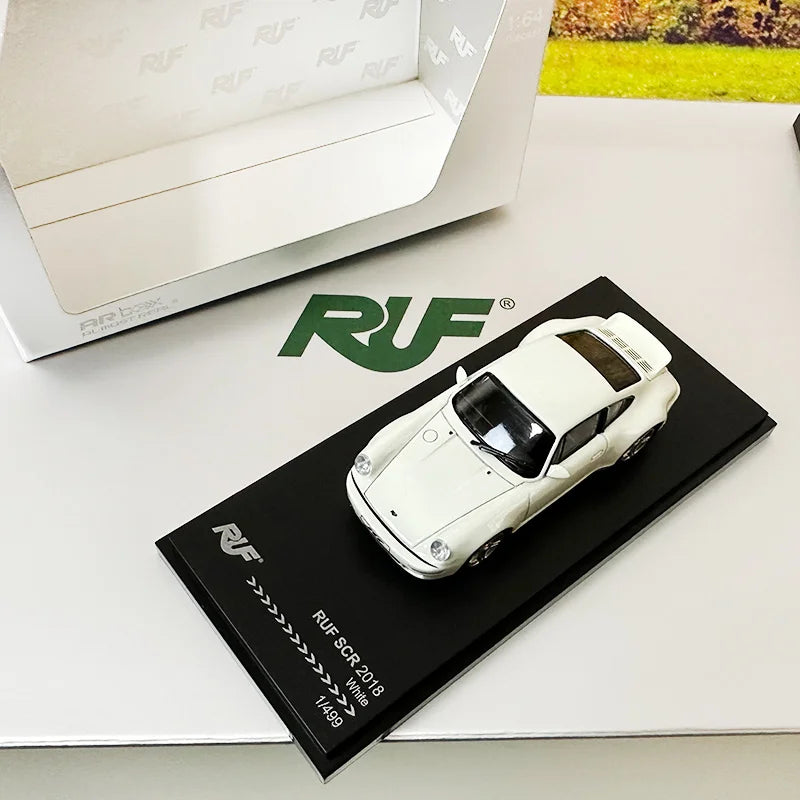 AR box 1:64 RUF Rodeo Classic ducktail car model Model Porsche 911 Alloy Collection Gift White - IHavePaws