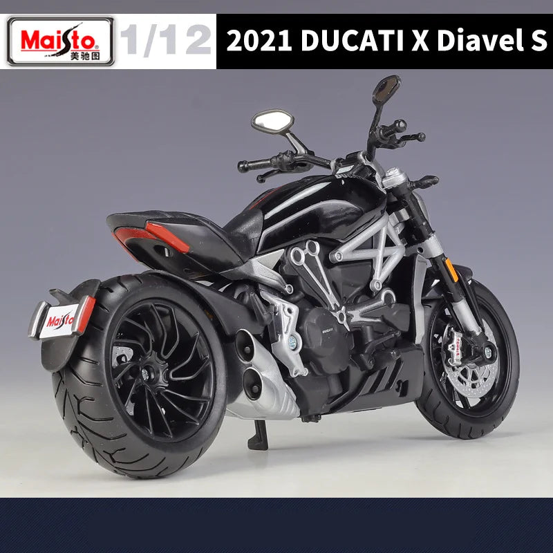 Maisto 1:12 DUCATI X Diavel S Alloy Racing Motorcycle Model Diecasts Metal Street Sports Motorcycle Model Simulation - IHavePaws