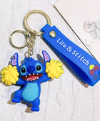 New Anime Disney Keychain Cartoon Mickey Mouse Minnie Lilo & Stitch Cute Doll Keyring Ornament Key Chain Pendant Kids Toys Gifts 20 - ihavepaws.com