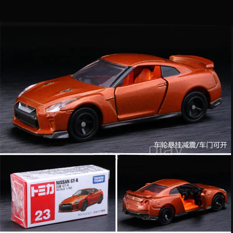 Takara TOMY Nissan Skyline 2000 GT-R GTR 50 R34 R35 Alloy Sports Car Model Diecast Car Vehicles Model Miniature Scale Kids Gifts R35 - IHavePaws