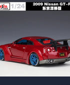 Maisto 1:24 2009 Nissan GTR Tokyo Drift Alloy Sports Car Model Diecast Metal Toy Racing Car Model High Simulation Childrens Gift