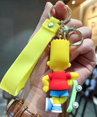 Cartoon Anime Simpson Keychain Pendant Sports Boy PVC Car Key Chain Ring Luggage Accessories Couple Gifts Children's Toys - ihavepaws.com