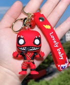 6 styles Horror series Cartoon Anime Venom Pendant Keychains Car Key Chain Key Ring Phone Bag Hanging Jewelry for Kids Gifts style D1 - ihavepaws.com