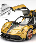 1/24 Pagani Huayra Dinastia Alloy Sports Car Model Diecasts Metal Racing Car Model Simulation Sound and Light Childrens Toy Gift - IHavePaws