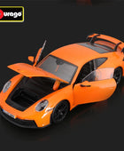 Bburago 1/24 Porsche 911 GT3 RS Alloy Sports Car Model Diecasts Metal Toy Racing Car Model Simulation Collection Childrens Gifts Orange - IHavePaws