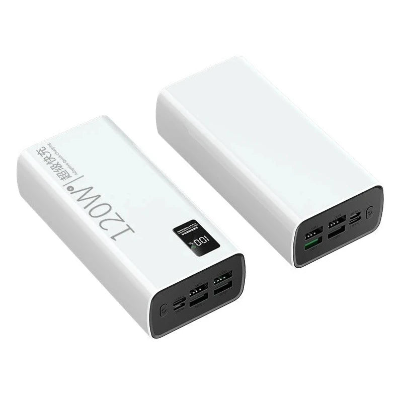 120W Power Bank For Xiaomi Super Fast Charging 200,000mAh Ultralarge Capacity For External Battery For Cell Phones, Laptops 120W 80 000 mAh B - IHavePaws