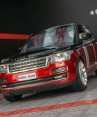 1:24 Range Rover Sports SUV Alloy Car Model Diecast & Toy Vehicles Metal Car Model Simulation Sound and Light Childrens Toy Gift Red - IHavePaws