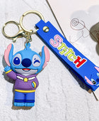 New Anime Disney Keychain Cartoon Mickey Mouse Minnie Lilo & Stitch Cute Doll Keyring Ornament Key Chain Pendant Kids Toys Gifts 39 - ihavepaws.com