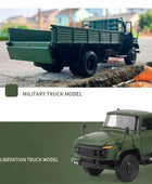 1/28 CA141 Alloy Tactical Truck Armored Car Model Diecast Metal Military Personnel Carrier Transport Vehicle Model Kids Toy Gift