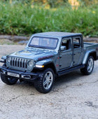 1:32 Jeep Wrangler Gladiator Alloy Pickup Model Diecasts Metal Toy Off-road Vehicles Car Model Simulation Collection Kids Gift Grey - IHavePaws
