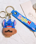 Anime Funny Stitch Keychain Cute Keychain PVC Pendant Men's and Women's Backpack Car Keychain Jewelry Accessories SDZ 26 - ihavepaws.com