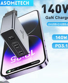 140W GaN Charger USB Type C PD 3.1 Quick Charge QC 4.0 3.0 USB C Charger Fast Charging for MacBook Pro Tablet IPhone 14 Laptop