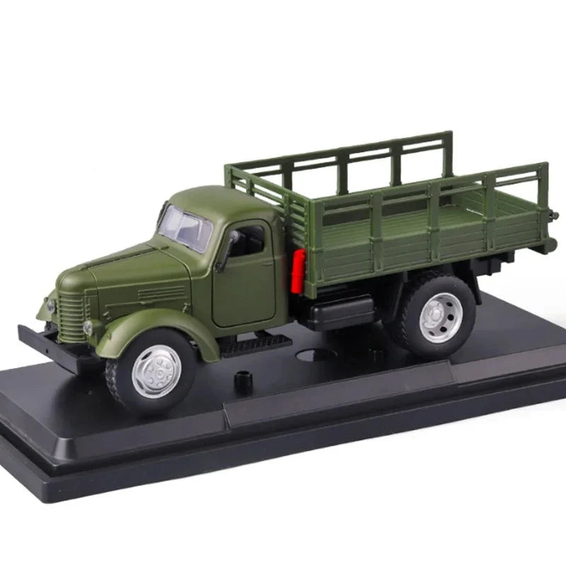 1/24 CA10 Alloy Tactical Truck Armored Car Model Military Personnel Carrier Transport Vehicles Model Sound Light Open - IHavePaws