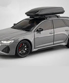 1/24 Audi RS6 Avant Station Wagon Alloy Car Model Diecast Metal Toy Gray - IHavePaws