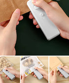 2 In 1 Mini Heat Sealer Portable Handheld Sealing Vacuum Machine - IHavePaws