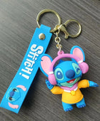 New Anime Disney Keychain Cartoon Mickey Mouse Minnie Lilo & Stitch Cute Doll Keyring Ornament Key Chain Pendant Kids Toys Gifts 24 - ihavepaws.com
