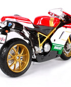 Maisto 1:18 Ducati 1098S Alloy Sports Motorcycle Model Simulation Diecasts Cross-country Racing Motorcycle Model Kids Toys Gifts