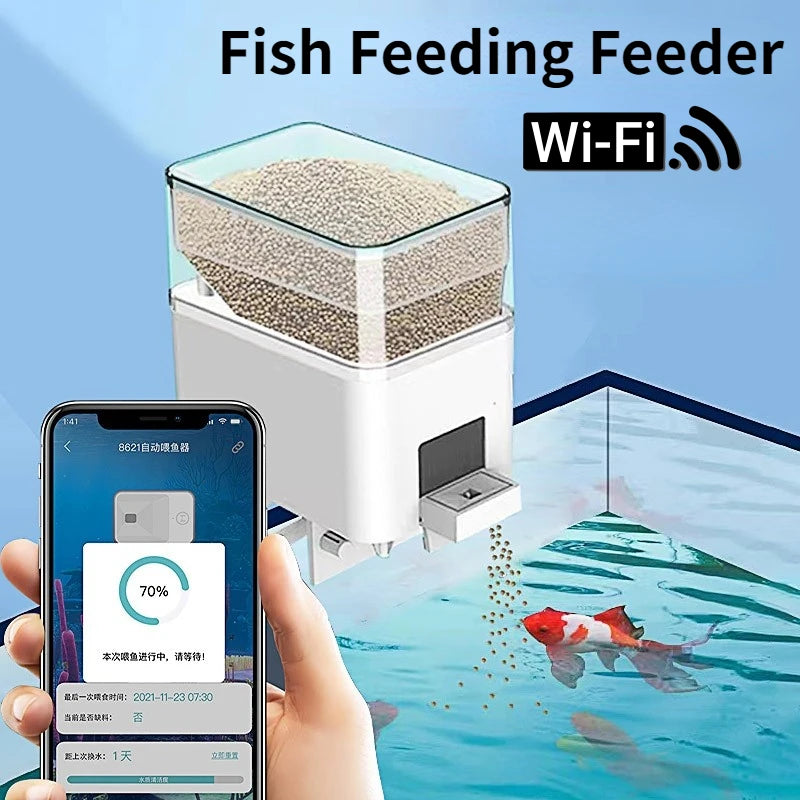 Automatic Aquarium Fish Tank Feeder - IHavePaws